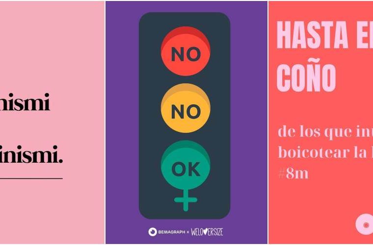carteles feministas